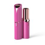 Finishing Touch Flawless Facial Hair Remover for Women, Blush/Rose Gold Electric Face Razor for Women with LED Light for Instant and Painless Hair Removal